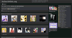 Desktop Screenshot of animeartists.org